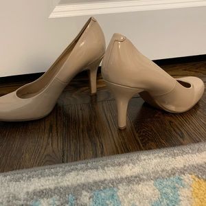 Nude pump heels, size 7.5